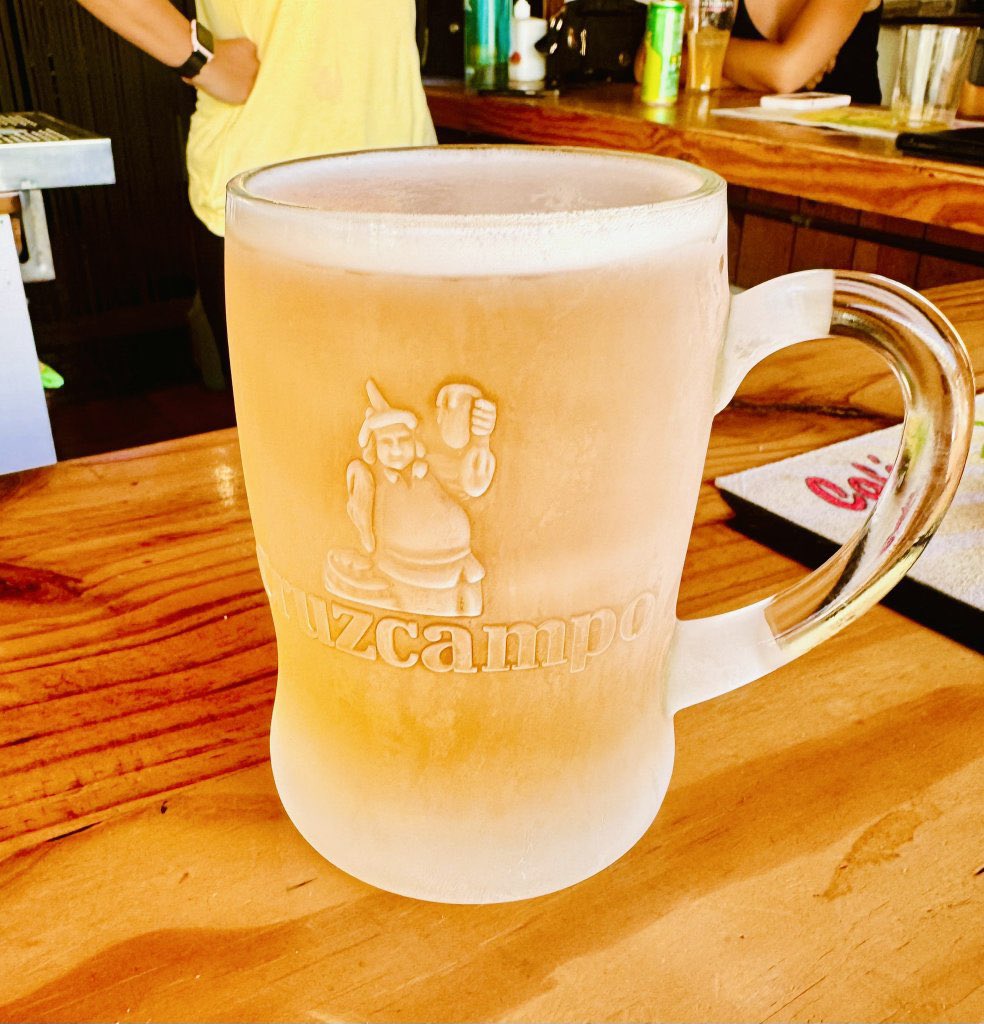 TheUltimatePint's tweet photo. Pint of Cruzcampo - Bar Tropicana, Álora 🇪🇸 https://t.co/K3GQsVJu2t