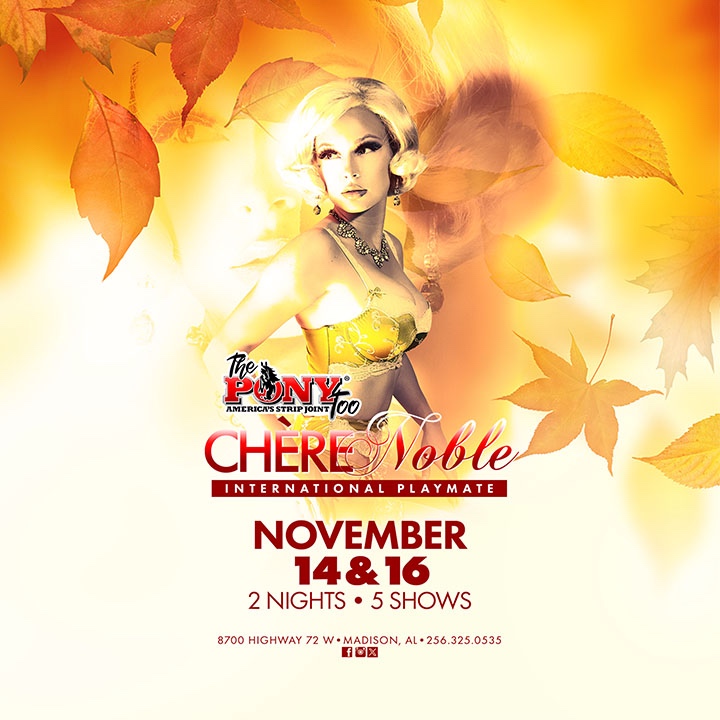 ThePonyPlatinum's tweet photo. We are so excited to welcome the amazing @Chere_Noble to our stage for 2 nights only! ๐คฉ Come experience the best burlesque, cabaret, and variety the industry has to offer on Nov 14th & 16th! ๐ #PonyToo #ChereNoble #AtomicBombshell ๐ https://t.co/NNuPnvAXPh
