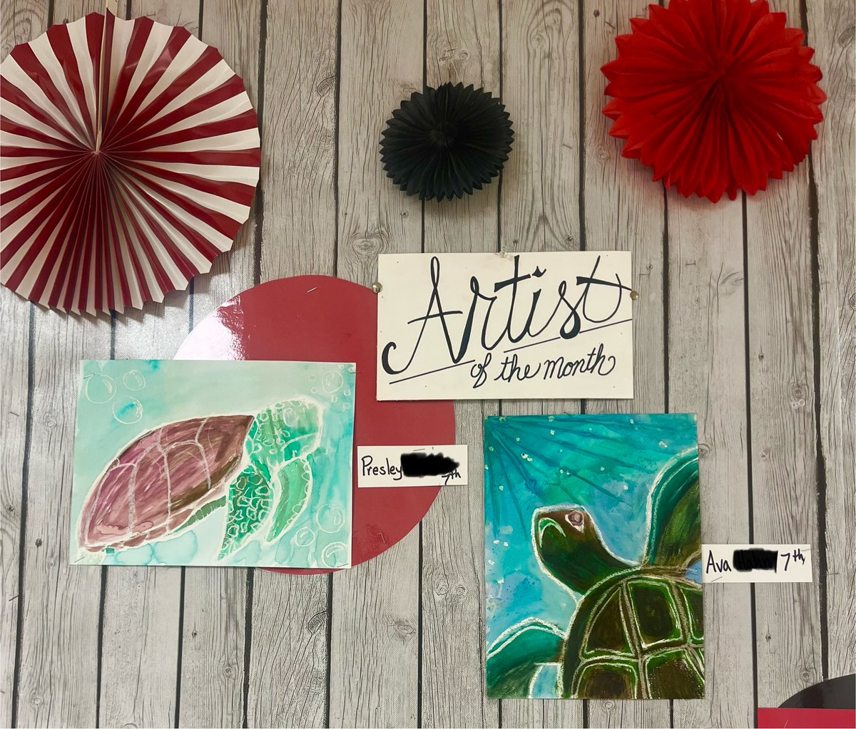 Hey <a href="/NorfolkCatholic/">Norfolk Catholic School</a> check out our September Artists of the Month!  #ItStartsWithArt 🎨🤩