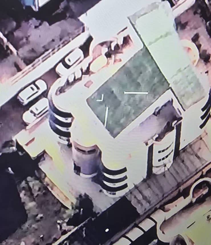 A satellite image from today, October 1st, reveals that the #UAE ambassador's residence in #Khartoum remains untouched and intact. 
The UAE's allegations of a bombing are nothing but a transparent attempt to deflect from credible international reports on its support for the RSF