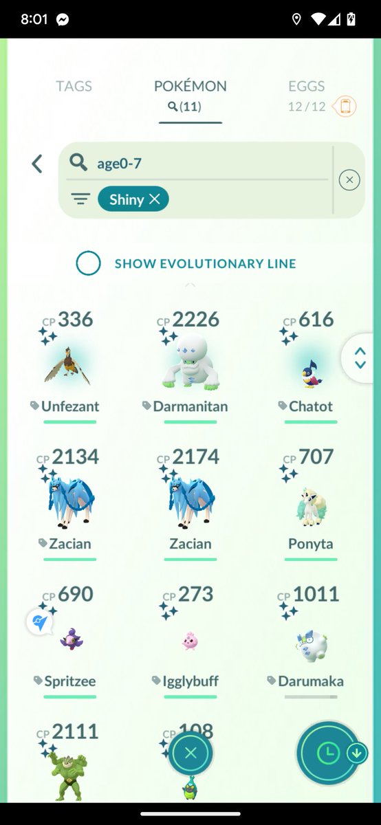 ZenSpider145's tweet photo. This week in Shiny Pokemon
🥳
#PokemonGo #ShinyPokemon https://t.co/S5RdepsbI5