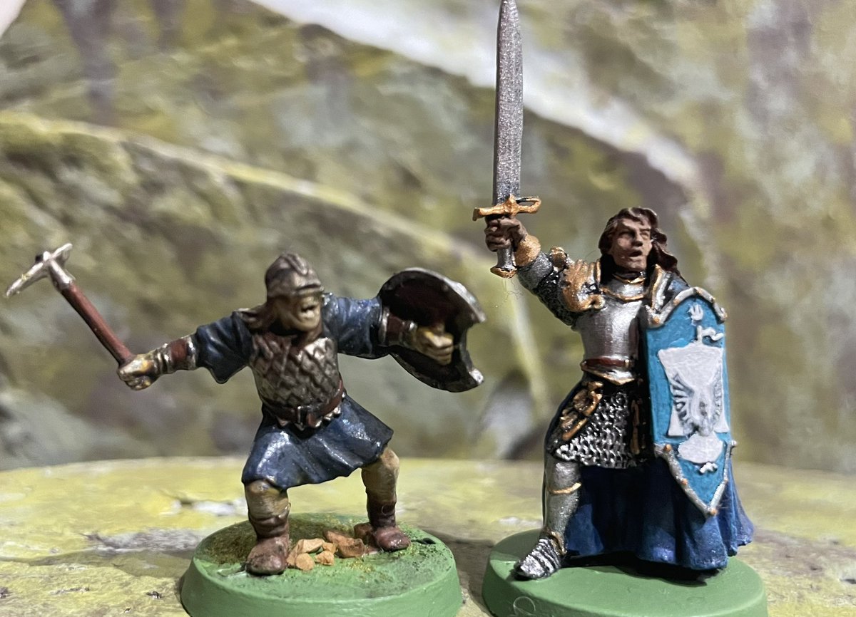 Cob_Wargaming's tweet photo. More Duelling spam!
The Goblin King and the Mouth of Sauron had a particularly good duel! Stick with us we are now 2 thirds through round 1
#Mesbg #warhammercommunity #ChampionsTournamentMESBG #Sauron #Gimli #Imrahil #Dori https://t.co/HbgT5NjbWJ