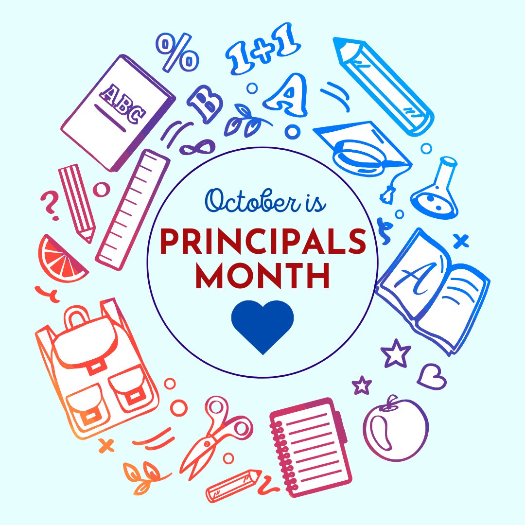 Happy National AND Ohio Principals Month! Sending a huge thank you to all the incredible principals who lead with dedication and inspire our students every day. Your impact is invaluable! 

#ThankAPrincipal 
#NationalPrincipalsMonth 
#OhioPrincipalsMonth