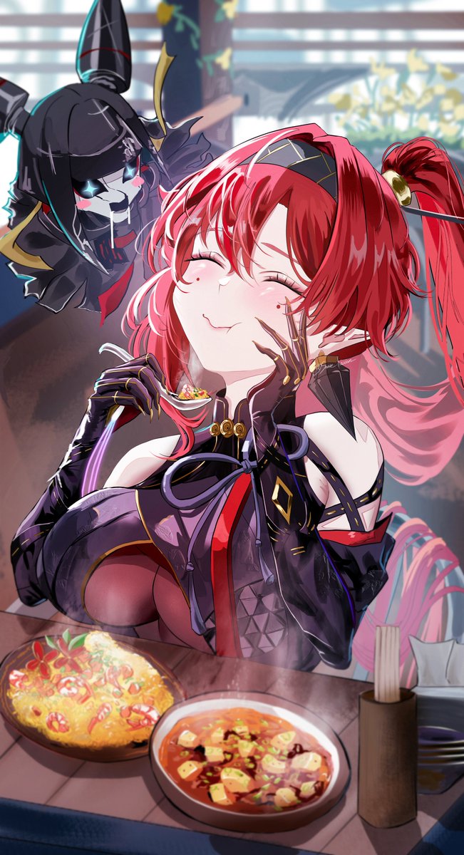 Soare_lucien_'s tweet photo. もぐもぐインリン
#鳴潮 #吟霖 https://t.co/MuC78QaPzL