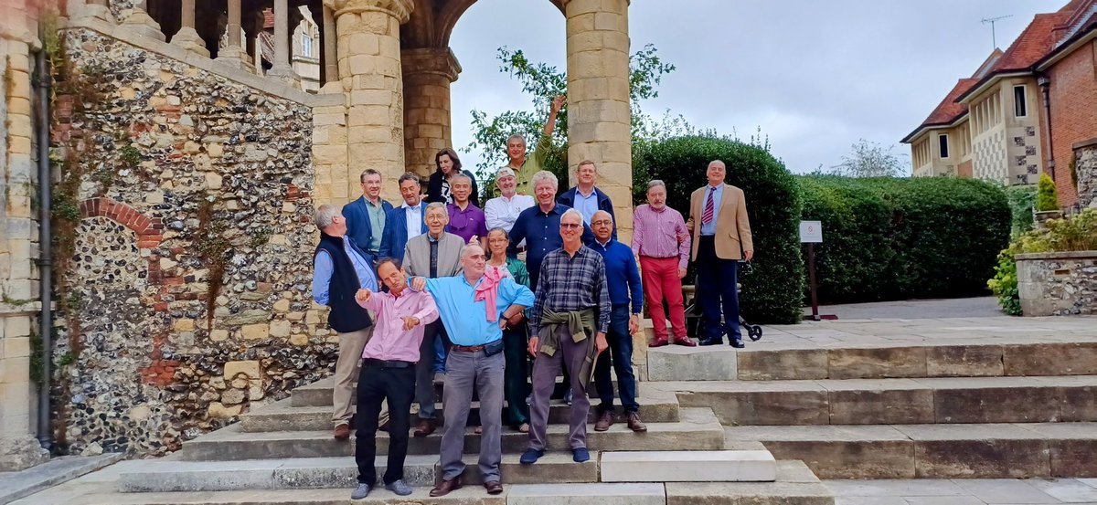 One year on from the 50 year reunion. Except we let the humanities students organise so it was 51. #oks