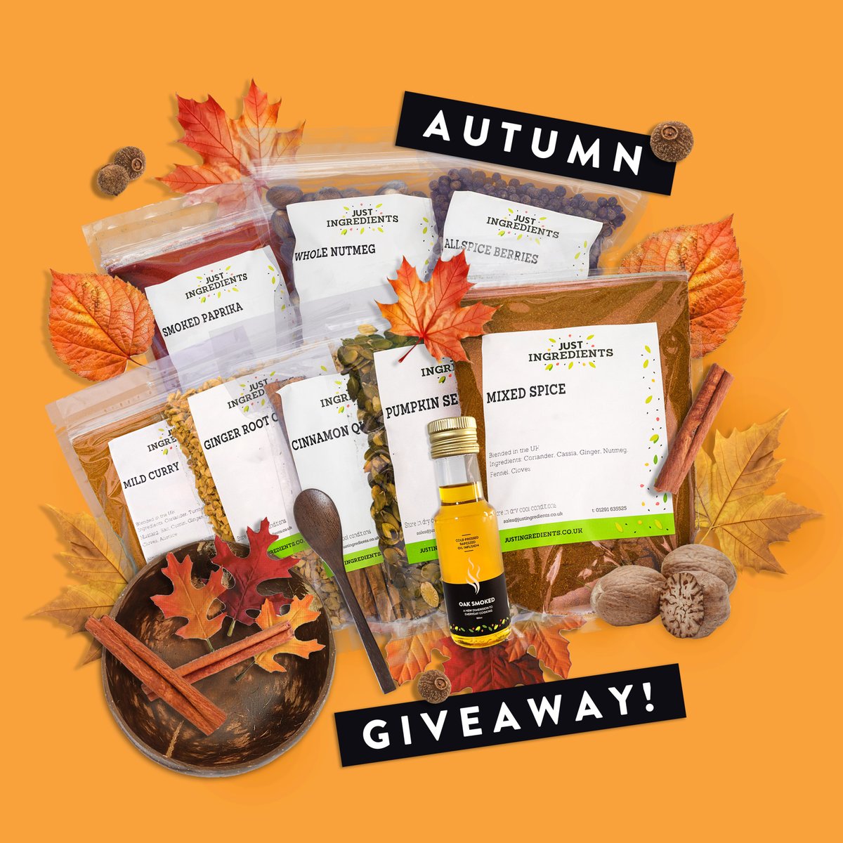 JustIngredients (@justingredients) on Twitter photo ๐งก ๐ AUTUMN GIVEAWAY ๐ ๐งก
This is your chance to win a big bundle of pumpkin spice and everything nice! ๐
To be in with a chance of winningโฆ
โ๏ธ Follow us <a href="/JustIngredients/">JustIngredients</a>
โ๏ธ Retweet this tweet
*T&C apply. ๐งก ๐ AUTUMN GIVEAWAY ๐ ๐งก
This is your chance to win a big bundle of pumpkin spice and everything nice! ๐
To be in with a chance of winningโฆ
โ๏ธ Follow us <a href="/JustIngredients/">JustIngredients</a>
โ๏ธ Retweet this tweet
*T&C apply.