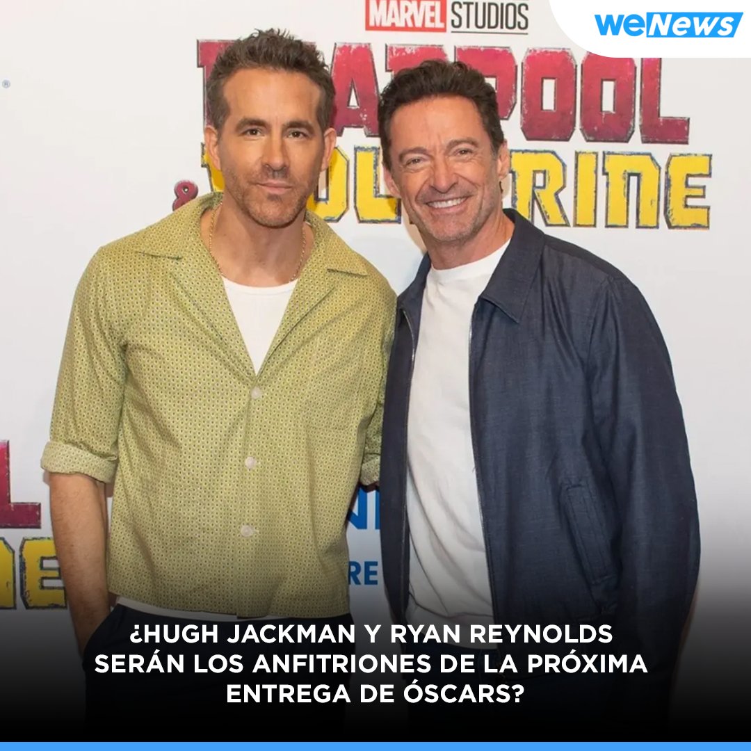 weplaystore_cl's tweet photo. El éxito de #DeadpoolAndWolverine ha hecho que #HughJackman y #RyanReynolds se conviertan en los favoritos de la #Academia para presentar la gala de los premios #Óscar2025 😱 ¿Qué opinas? 🙌 Revisa los descuentos #CyberPlay en web 🌐 https://t.co/QuuX0CnVeW y en tiendas físicas https://t.co/OrMMkstSDW