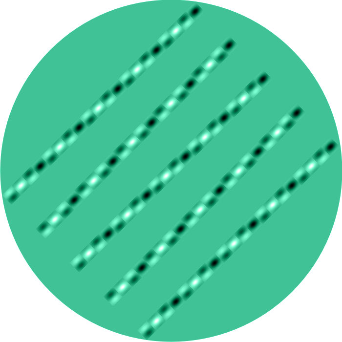 Parallel rows do not appear so.