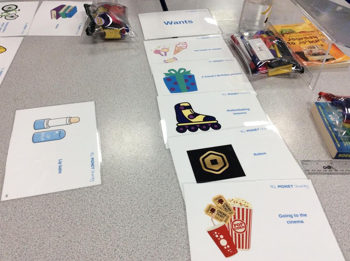 FinancialBarron's tweet photo. ‘Yesterday, Y5 and Y6 had a visit from Michelle @TheMoneyCharity We learnt about what we 'need' as opposed to what we 'want' &amp; how much the things we want &amp; need cost in today's world. We also learnt about budgeting. Thank you Michelle, we really enjoyed the session.’ https://t.co/uBXbYfot6E