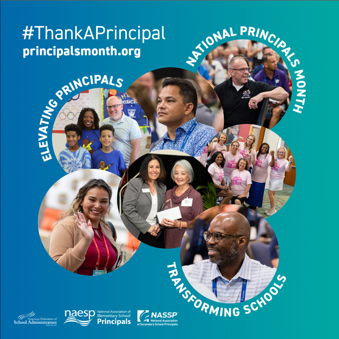 Happy National Principals Month! Sending a huge thank you to all the incredible principals who lead with dedication and inspire our students every day. Your impact is invaluable! #ThankAPrincipal #NationalPrincipalsMonth