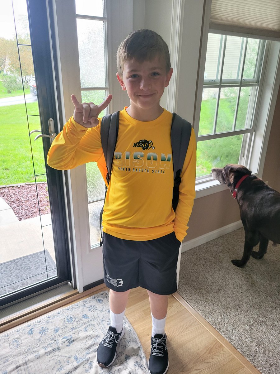 CraigTHight's tweet image. Abel repping for his big brother @aidenhight today in PA. @NDSUwrestling @ObeBlanc @NDSUathletics