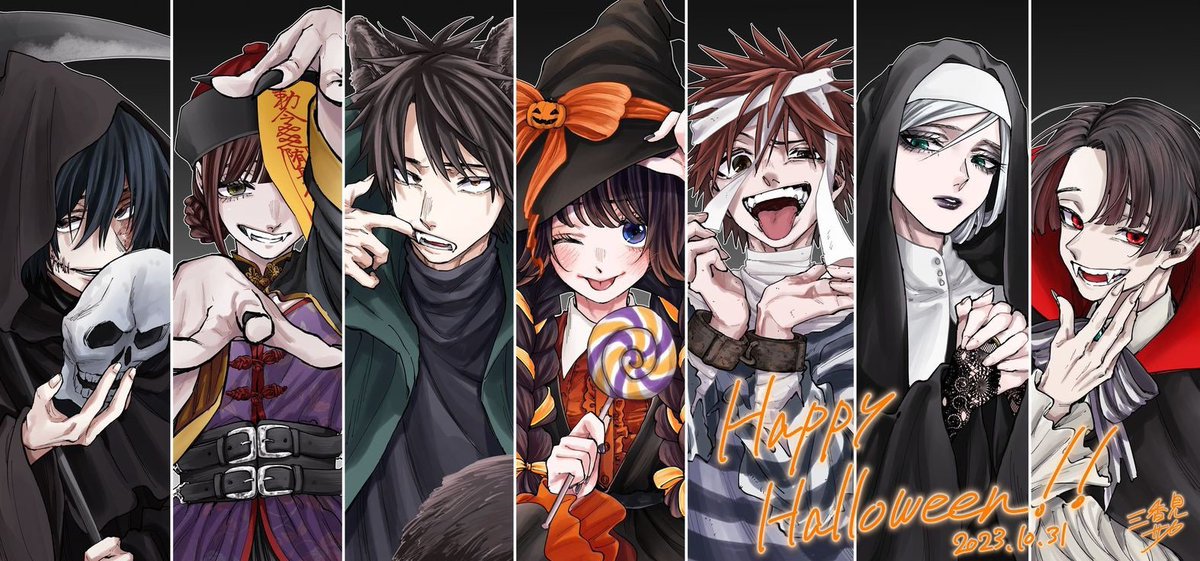 neetsue's tweet photo. IT'S OFFICIALLY SPOOKY SEASON (~'o')~ https://t.co/TlA1KNVN9y