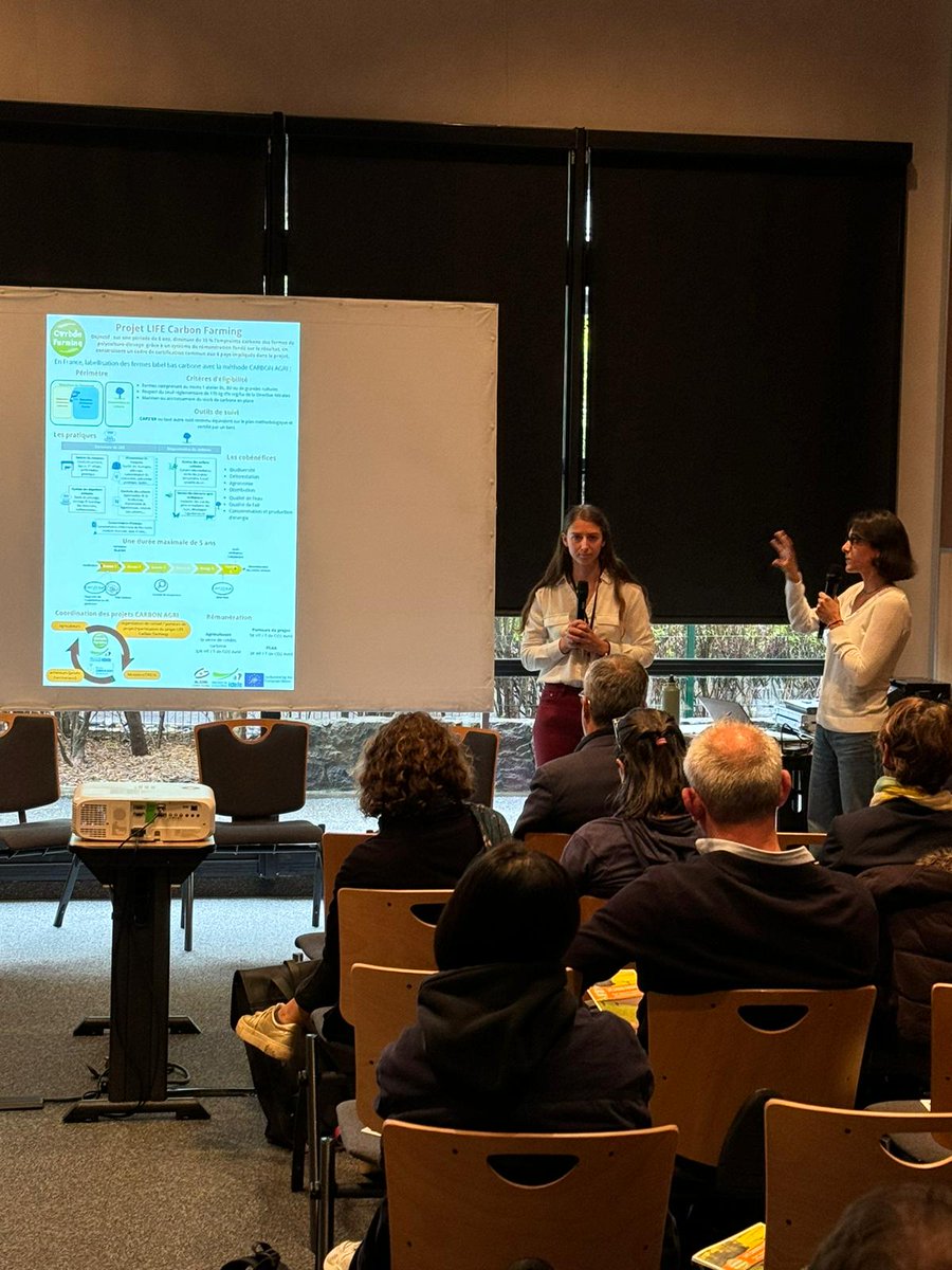 InstitutElevage's tweet photo. 🔴 #SommetElevage 2024 | Conf 7
⏩ Projet @LCarbonFarming  => Retours d’expérience d’acteurs sur la mise en place de pratiques bas #carbone en #élevage
✅ Organisée avec Chambre d’Agriculture du Cantal &amp; l’EDE du Puy-de-Dôme
👉 Avec nos collègues A. L’Hôte &amp; J. Férial https://t.co/oqXgDlZPIy