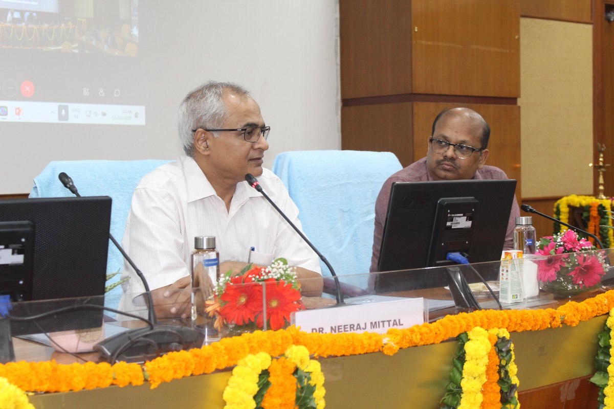 BSNLCorporate's tweet photo. A momentous #BSNLDay as Shri @neerajmittalias , Secretary Telecom, and Shri Niraj Verma, Administrator USOF, join us at #BSNL HQ to inspire and lead us towards a brighter telecom future!
#BSNLFoundationDay https://t.co/io8WQIDIQ6