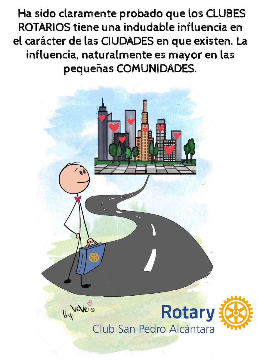 MundoRotario's tweet image. "Ha sido claramente probado que los CLUBES ROTARIOS tiene una indudable influencia en el carácter de las CIUDADES en que existen. La influencia, naturalmente es mayor en las pequeñas COMUNIDADES"
Paul Harris (Fundador de Rotary)
@RotaryES
#rotaryuruguay
#somosrotary
#paulharris