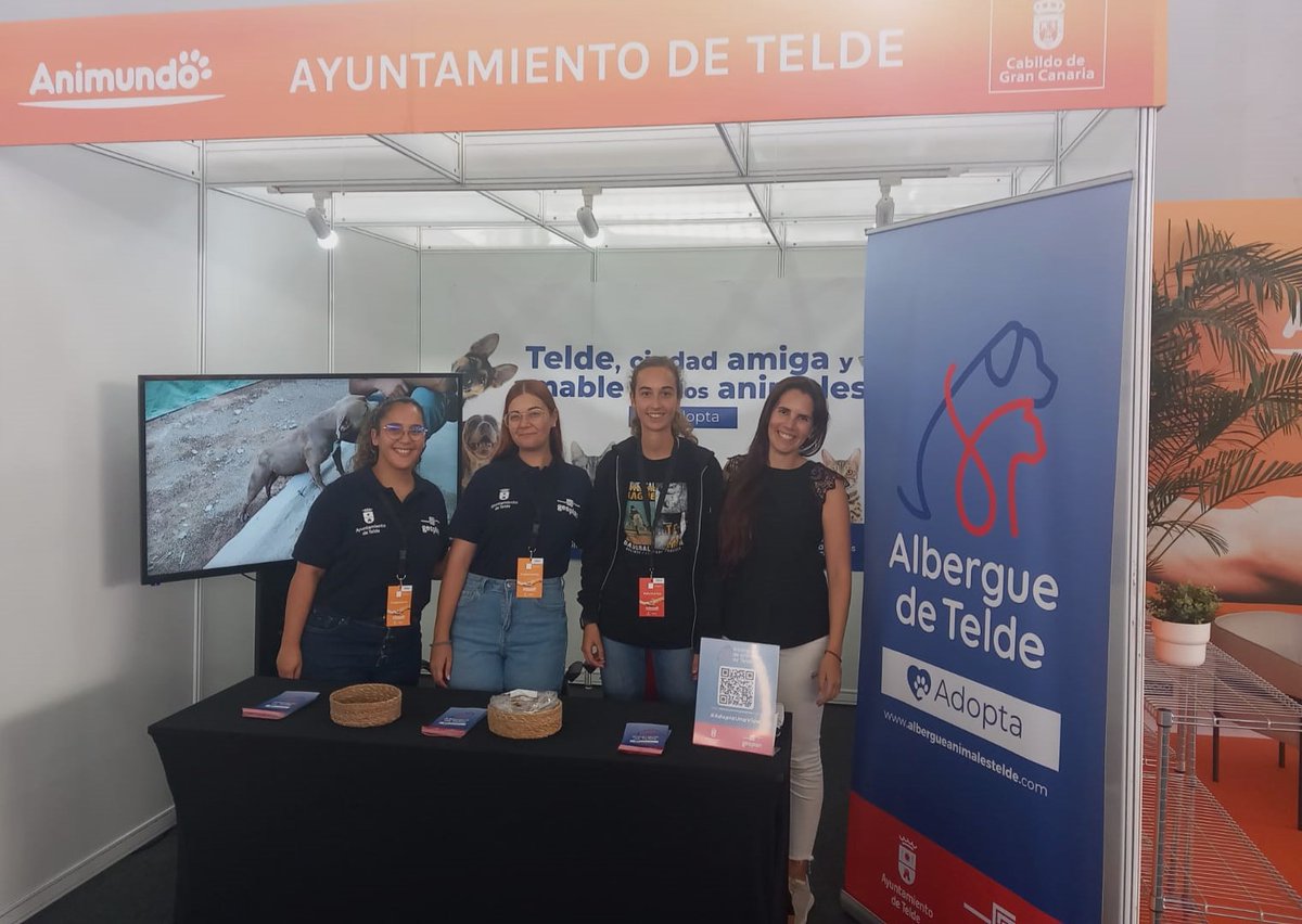 gesplansa's tweet image. #BienestarAnimal | 🐕🐈Durante este fin de semana, el equipo de #Gesplan ha participado, un año más, en la Feria del Animal de Compañía #Animundo, que ha tenido lugar en #GranCanaria.