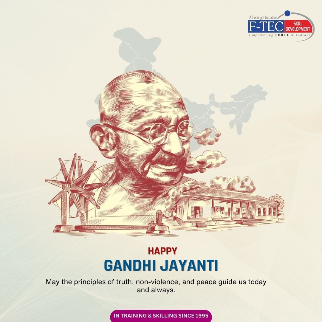 FTECOnline's tweet photo. On this #GandhiJayanti, let us embrace the values of truth, non-violence, and perseverance as we strive for excellence in education. May we inspire &amp; empower minds to bring positive change, following the path of Mahatma Gandhi’s wisdom.
Happy Gandhi Jayanti!
#HappyGandhiJayanti https://t.co/NZxrPKx0ku