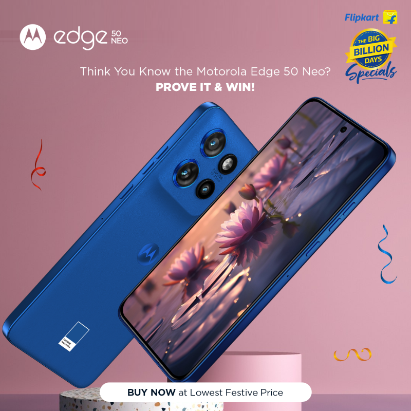 motorolaindia's tweet photo. Don’t miss out on your chance to WIN BIG! 🎁🎉

Just answer this question in the comments section and the one lucky winner will get a chance to WIN amazing gifts!!

So, what are you waiting for? 🎯 

#ContestAlert #BigBillionDay #MotorolaEdge50Neo #Motorola #Contest