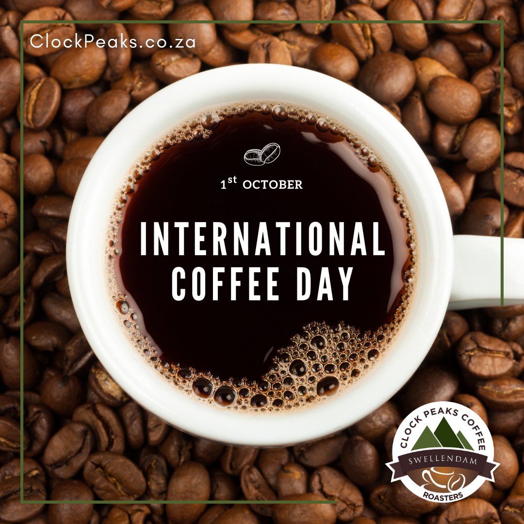 PeaksCoffee's tweet photo. Happy International Coffee Day from Clock Peaks Coffee Roasters! 

Today, we celebrate the magic that brings us all together – COFFEE! Whether you're an espresso lover, filter fanatic, or French Press pro, our blends are crafted to make every sip unforgettable. https://t.co/3llnwsglKM