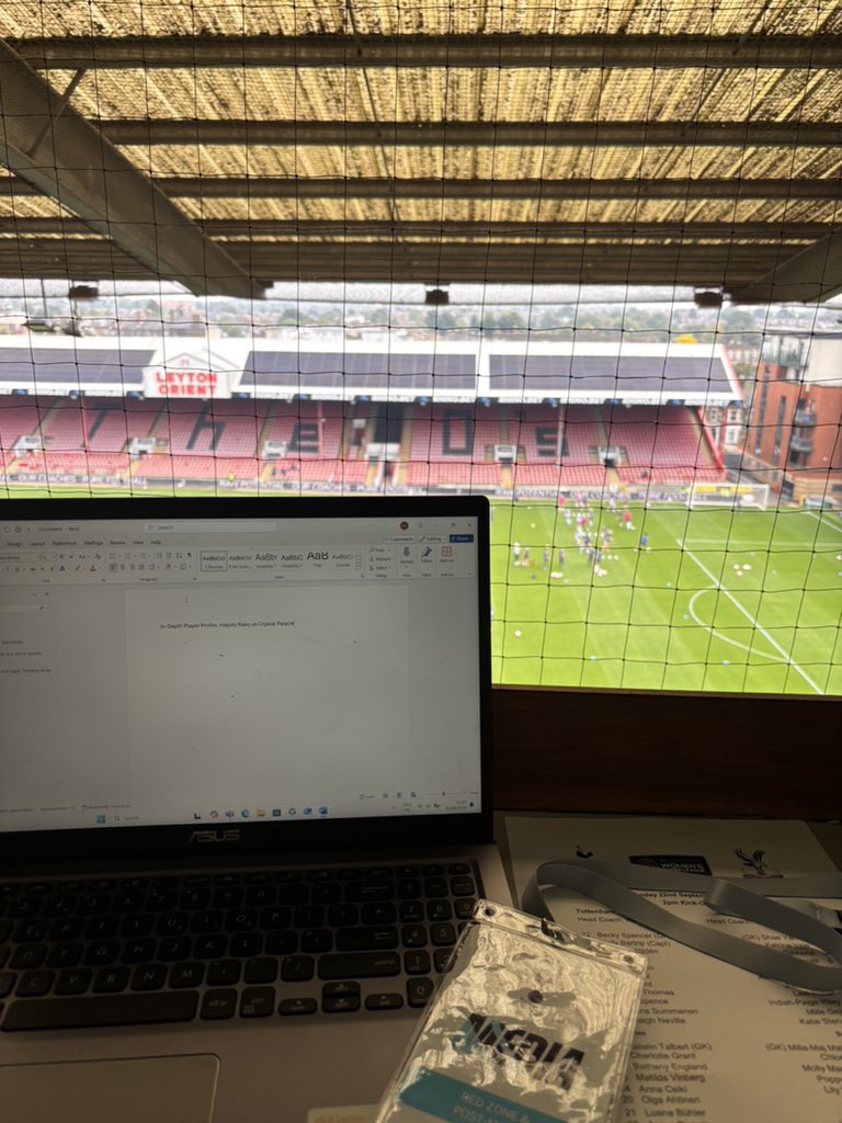 A big well done to CK for being chosen to write a player profile for <a href="/SpursWomen/">Tottenham Hotspur Women</a> in the press box! Everyone <a href="/EppingStJohns/">ESJ</a> <a href="/ESJ6Form/">Epping St John’s Sixth Form</a> are proud of you!