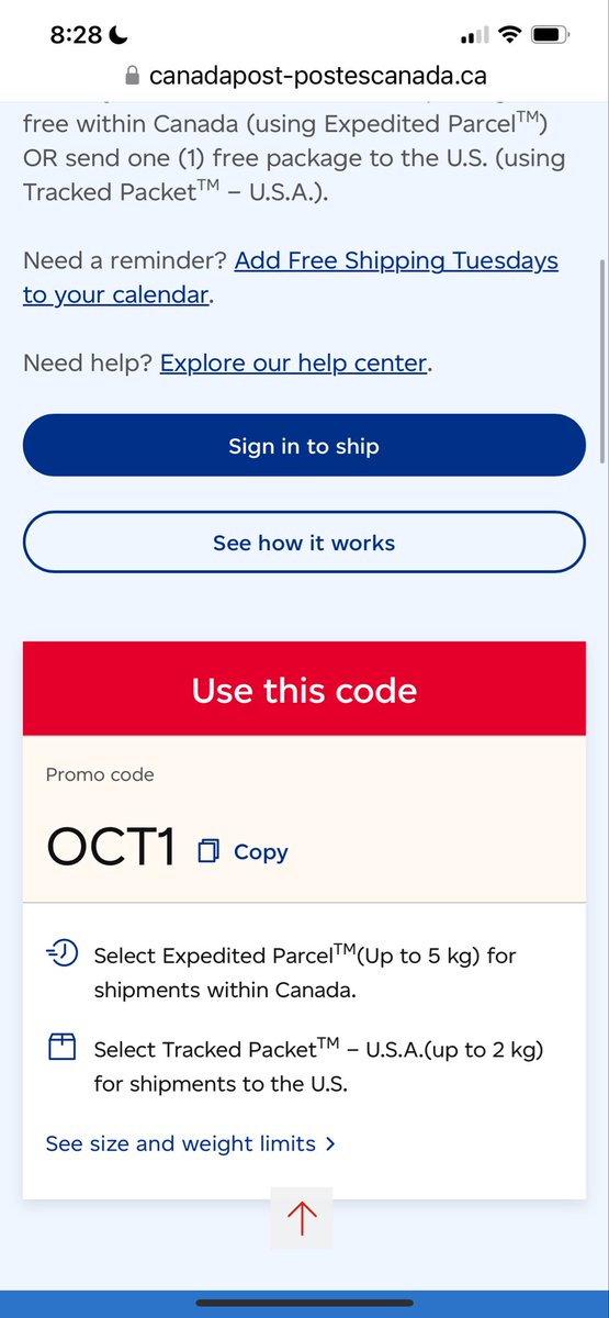 Canada Post FREE SHIPPING TUESDAYS in October.  

Get your crop out.