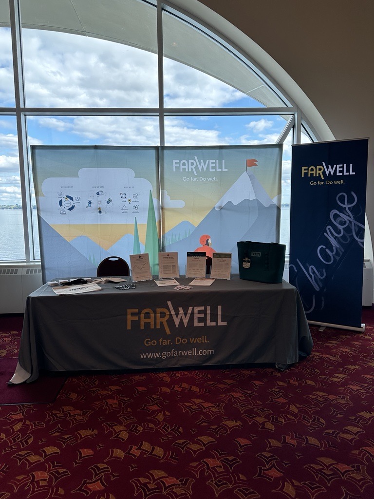Today, FarWell will be at the UWEBC Annual Conference at the Monona Terrace in Madison. Stop by our booth to see Mel, Steve, Lisa, Sarah, and Christine. As a member of UWEBC, we’re proud to support this event and excited to connect with fellow attendees. #GoFarDoWell #UWEBC