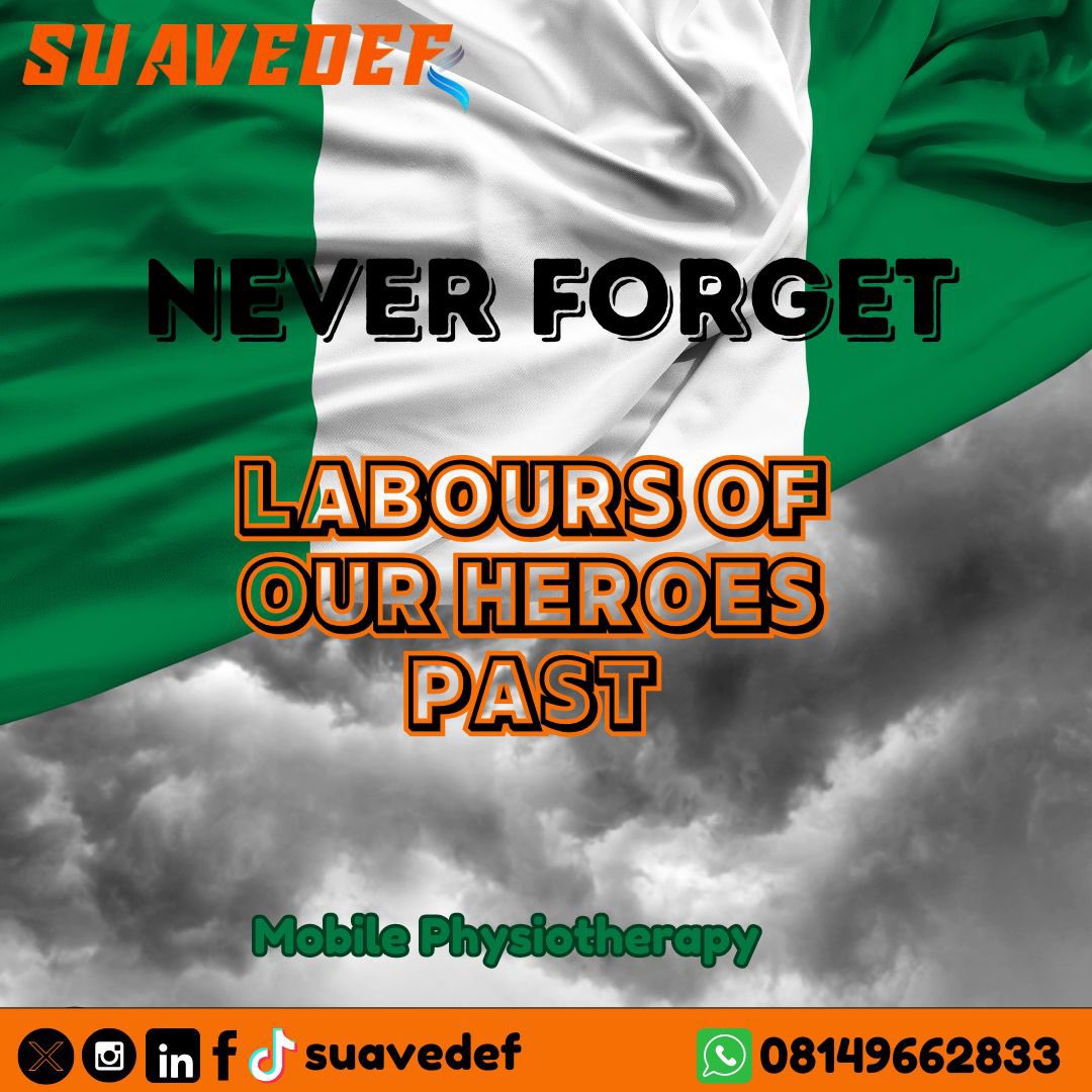 suavedef_ng's tweet photo. Happy Independence Day Nigeria π³π¬
#independenceday
#mobilephysio
#physioonwheel
#physiotherapy https://t.co/XooeiiXCQf