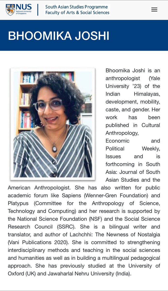 So, it’s been a few months (which is as good as now in academic time) since I joined the <a href="/NUSingapore/">NUS</a> as an Assistant Professor in <a href="/SASPNUS/">southasianstudies</a> . Please come say hello if you are here, and please answer my emails if I write to you :) Thanks to all who made this possible!