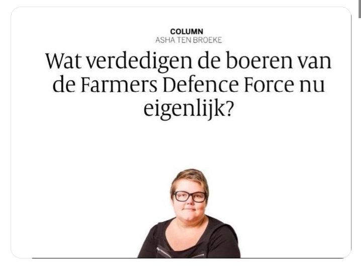 Dit is geen columniste.
Dit is het pure kwaad <a href="/volkskrant/">de Volkskrant</a> !