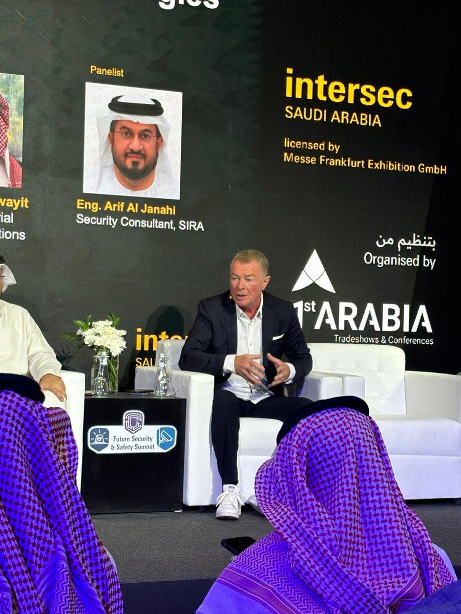 HJSP07's tweet photo. It was a pleasure to speak at Intersec Saudi Arabia in Riyadh today!! https://t.co/USuORGHqd3