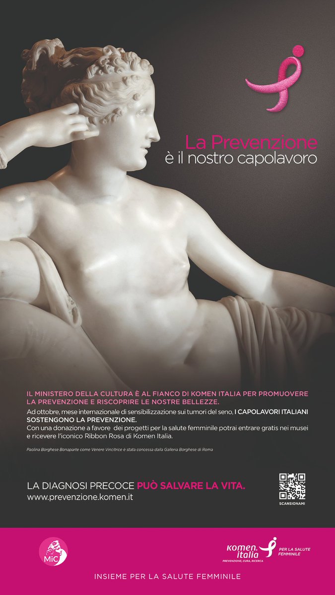Komen Italia (@komenitalia) on Twitter photo La campagna sarà accompagnata dall’illuminazione in rosa di monumenti simbolo per ricordare l’importanza della prevenzione. Il primo è stato l'Anfiteatro Flavio, grazie al supporto di <a href="/MiC_Italia/">Ministero della Cultura</a> e <a href="/ParcoColosseo/">🏛 Colosseo • Foro Romano • Palatino</a>.
#meseprevenzione La campagna sarà accompagnata dall’illuminazione in rosa di monumenti simbolo per ricordare l’importanza della prevenzione. Il primo è stato l'Anfiteatro Flavio, grazie al supporto di <a href="/MiC_Italia/">Ministero della Cultura</a> e <a href="/ParcoColosseo/">🏛 Colosseo • Foro Romano • Palatino</a>.
#meseprevenzione