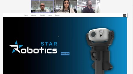 SmartOfficePM's tweet photo. Interesante reunión online sobre las capacidades de la robótica industrial aplicada al sector público a cargo de la empresa española Star Robotics #SmartCity #Innovación #IA @ajuntpalma @DavidDiezH @ImiPalma #StarRobotics https://t.co/719hjZqtfp