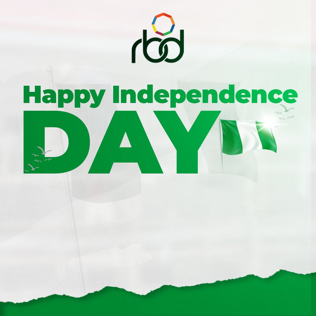 rbd_district's tweet photo. Happy Independence Day, Nigeria! π³π¬ As we celebrate 64 years of freedom and progress, RBD DISTRICT is committed to building homes that reflect the resilience of our great nation.
#nigeriaat64 #happyindependenceday #anmutdevelopers #INDvsBAN #proudlynigerian #nigeriaindependence https://t.co/xGxw0PYeRJ