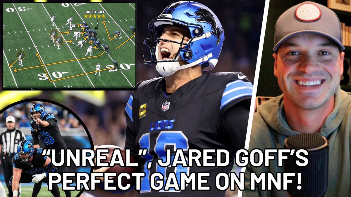 🚨NEW BREAKDOWN🚨

Jared Goff Week 4 Film Analysis!

YouTube: youtu.be/aYPxM3a9-d0

Patreon: patreon.com/All_Things_QB

#OnePride
