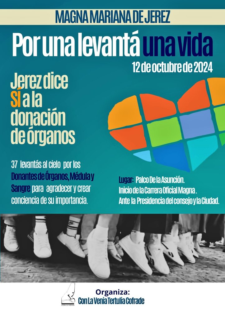 JuanluromaMar's tweet photo. @cofrademania  Me gustaría que tuvierais constancia, cofrademania un programa con tantos seguidores. Del acto propuesto para el día 12 de octubre 2024 la Magna Mariana. 
Enhorabuena por su programa.
Muchas gracias
La Donacion es una buena causa para decir SI a la vida. https://t.co/wruUKSYEdb