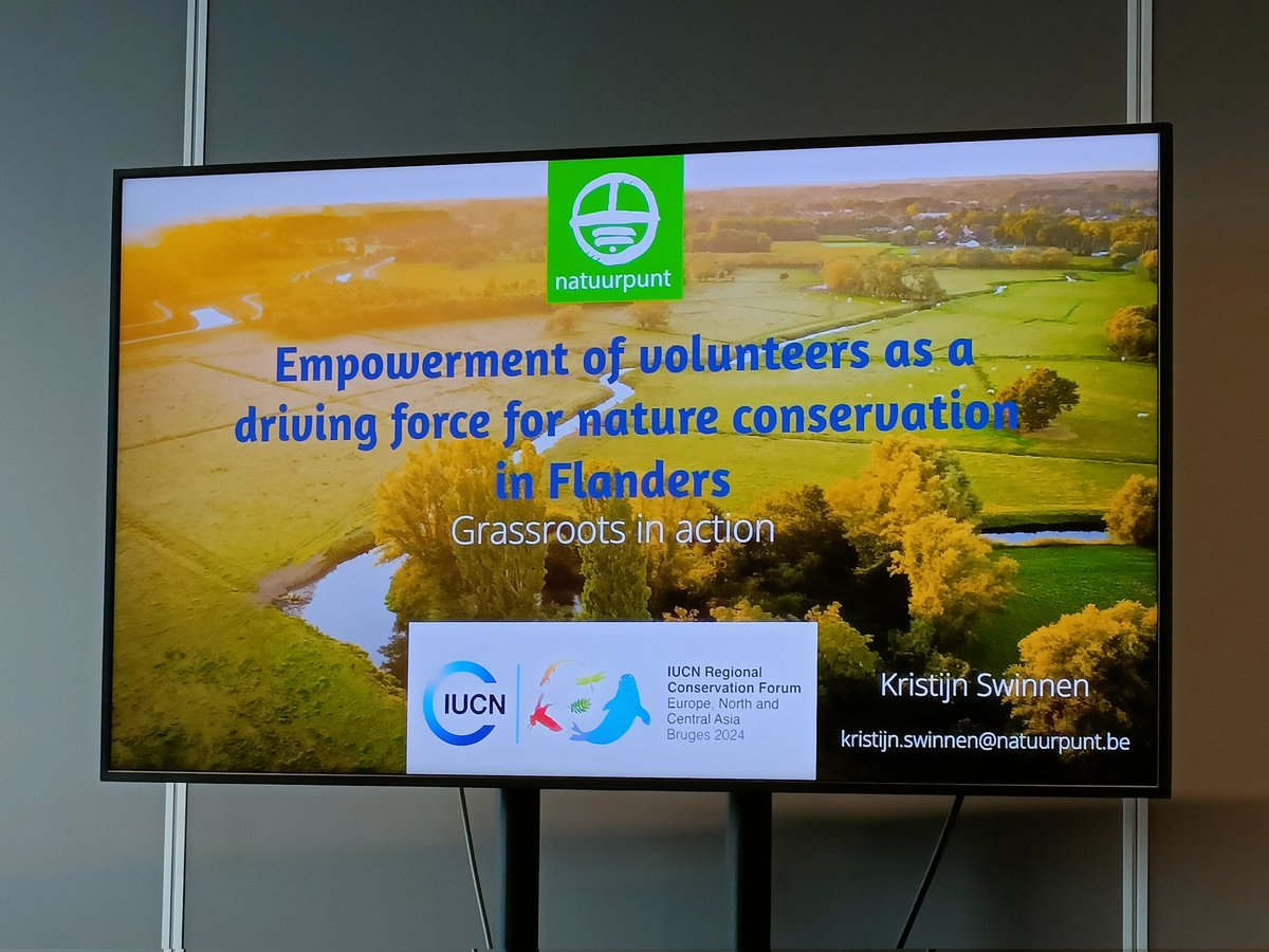 Interesting and inspiring session at #RCF24ENCA on engaging volunteers by <a href="/KristijnS/">Kristijn Swinnen</a> from <a href="/MijnNatuurpunt/">Natuurpunt</a> <a href="/natuurstudie/">Natuurpunt Studie</a>!