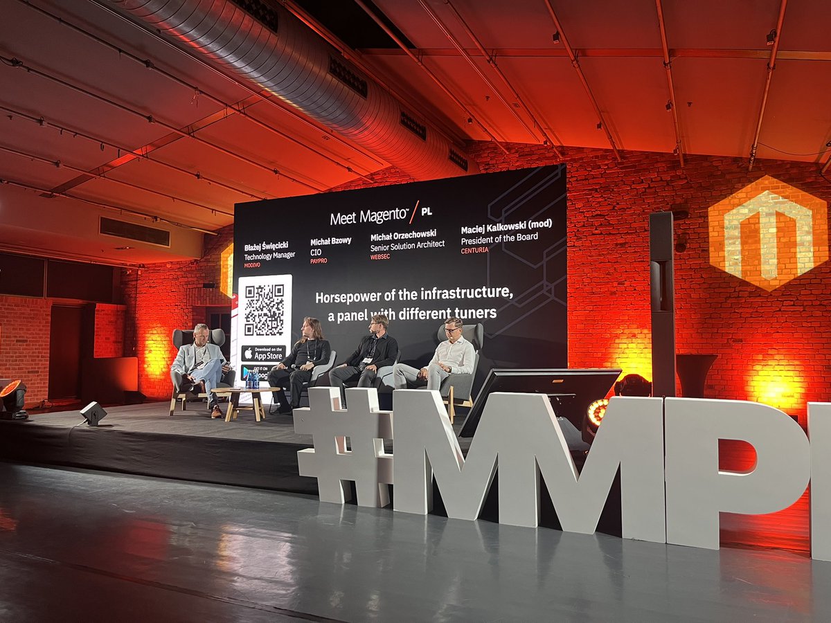 Meet Magento Poland 2024 (@meetcommercepl) on Twitter photo Infrastructure & #magento - how to tune it up <a href="/MaciejKalkowski/">MaciejKalkowski, PhD</a> Michal Bzowy Michal Orzechowski Blazej Swiecicki #mm24pl Infrastructure & #magento - how to tune it up <a href="/MaciejKalkowski/">MaciejKalkowski, PhD</a> Michal Bzowy Michal Orzechowski Blazej Swiecicki #mm24pl