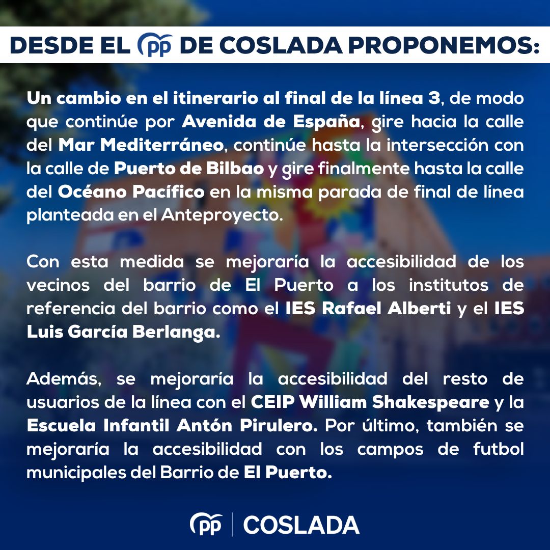 Foto cedida por PP Coslada