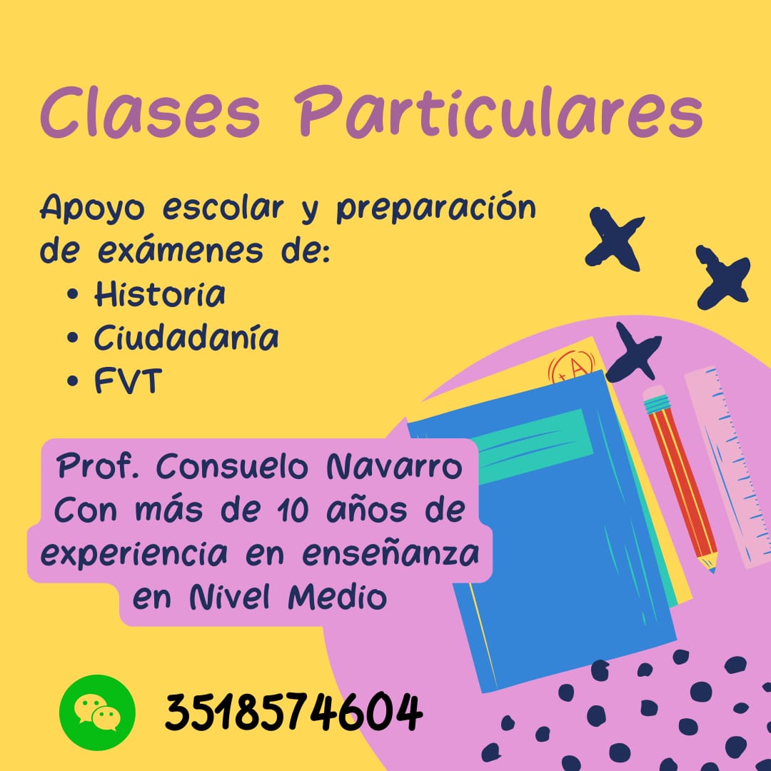 Una amiga muy querida está dando clases particulares, se agradece la difusión 👇🏼