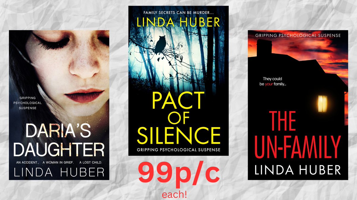LindaHuber19's tweet photo. Hugenormous thanks to @DebbieTCC for three fabulous new cover images for these books! All out now, just #99p/c (for a few days) and in #KindleUnlimited! #books #suspense #coverimage #KindleDeals
https://t.co/UHa6bsNSmu https://t.co/aYQGYurzmW