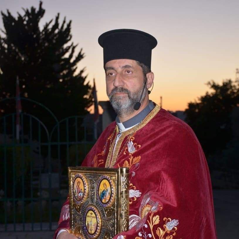 sahouraxo's tweet image. Israel killed Father Gregorius Saloum, the priest of St. George’s Greek Orthodox Parish, along with his entire family in South Lebanon.