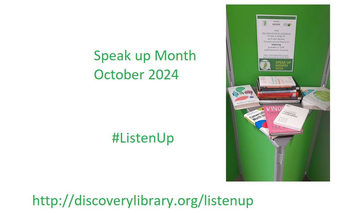 Discovery Library for NHS in Plymouth +SWASFT tweet media
