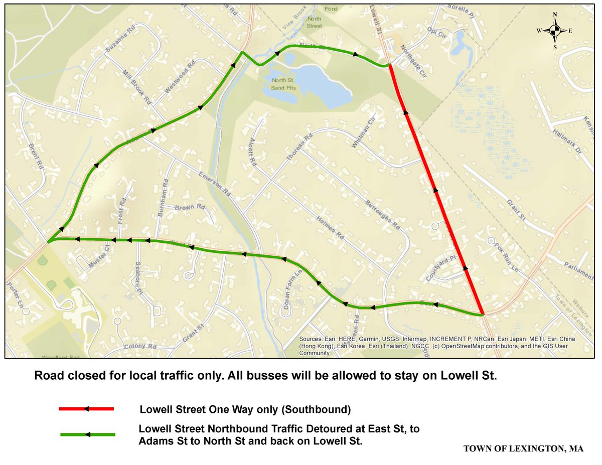 Paving crews active on Lowell St which is being paved in 3 phases. Follow detours and allow a lot of extra time. Info on web. lexingtonma.gov/265/Current-En… <a href="/TownOfLexMA/">Town of Lexington, MA</a> <a href="/LexingtonPolice/">Lexington Police (MA)</a> <a href="/LPSBusUpdates/">Lexington School Bus</a> <a href="/LexpressBus/">Lexpress</a>