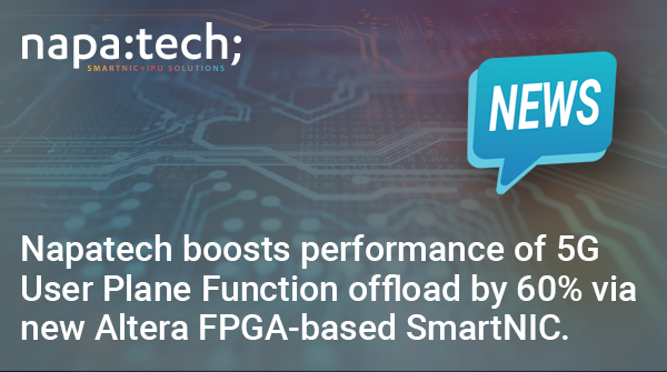 Napatech's tweet image. NEWS: Napatech today announced the availability of its 5G User Plane Function (UPF) offload solution on the new Napatech NT400D13 SmartNIC which leverages Altera’s Agilex™ 7 FPGA. Read more here: napatech.com/media/press-re…

#SmartNIC #5gmobile