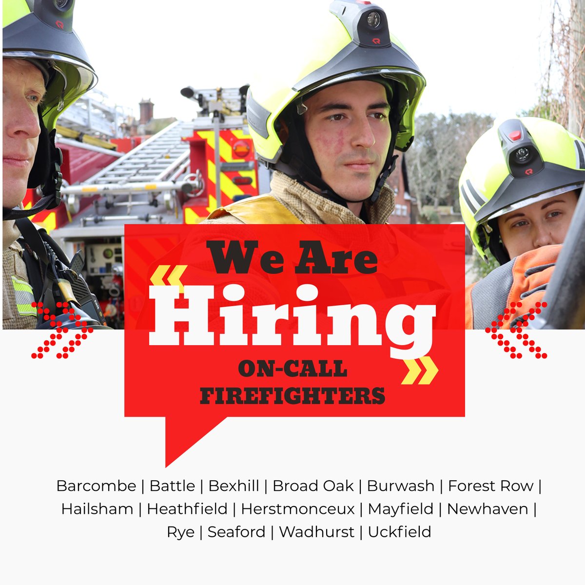 🚒 Interested in becoming an On-Call Firefighter? Join our online event to get all your questions answered! Learn about the application process, eligibility, training, and more. 💻📅 Don’t miss out –14/10/2024 at 12:00 Register here: shorturl.at/qUQNd