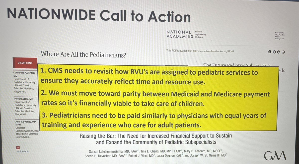 Aimée Vester MD, PhD (@aimeevester) on Twitter photo Excellent Grand Rounds from Dr. Amy Gottlieb today.
As % women in a specialty increased (as in Peds), compensation for the entire specialty decreased
No doubt the looming shortage of pediatricians will only get worse if this trend continues
<a href="/CincyKidsCME/">CincyKidsCME</a> #cincykidsPGR Excellent Grand Rounds from Dr. Amy Gottlieb today.
As % women in a specialty increased (as in Peds), compensation for the entire specialty decreased
No doubt the looming shortage of pediatricians will only get worse if this trend continues
<a href="/CincyKidsCME/">CincyKidsCME</a> #cincykidsPGR
