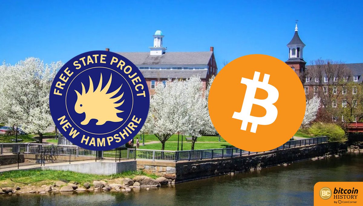 The Free State Project became the first property company to accept #Bitcoin, 11 years ago today 👑