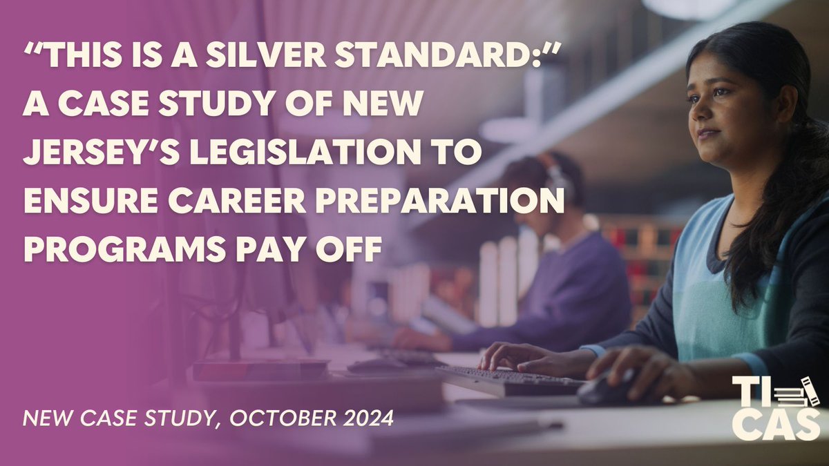 In July 2022, NJ enacted a law to hold career education programs accountable by linking tuition to earnings in specific occupations. Our case study offers insights and lessons learned on how it can guide other states in protecting students. buff.ly/3XZE24k