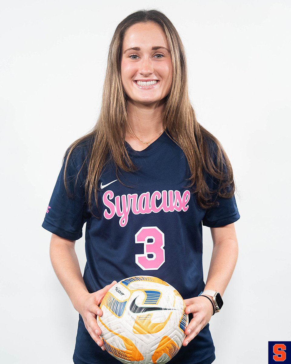 In recognition of Breast Cancer Awareness Month, we will be wearing new kits that feature jersey numbers and our Syracuse script in pink! ⚽️🍊 #BreastCancerAwarenessMonth