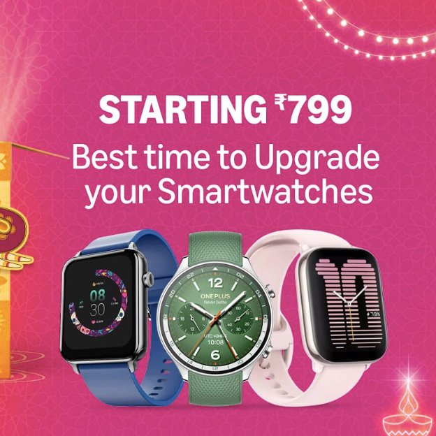 SMTrendingDeals's tweet image. 🎊 This Great Indian Festival, it's time to level up your tech! 🚀 
Upgrade your smartwatch for cutting-edge features, stylish designs, and amazing discounts. 
Stay ahead in fitness and fashion! ⌚💪 

#SmartwatchUpgrade #TechDeals #gadgets 

Upgrade now 👉amzn.to/47NXnsx